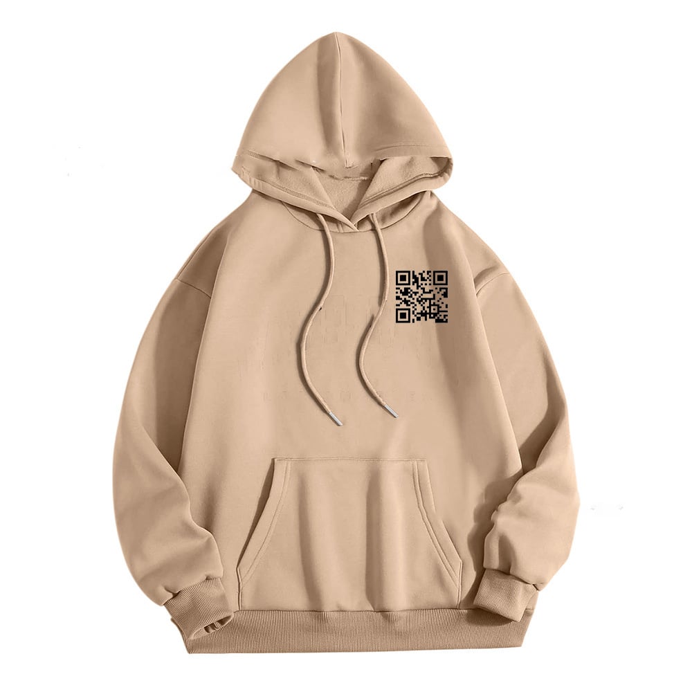 Funny FU QR Code Hoodie
