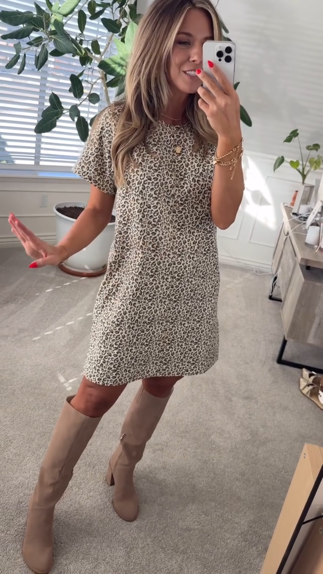 Wild Leopard Mini Dress