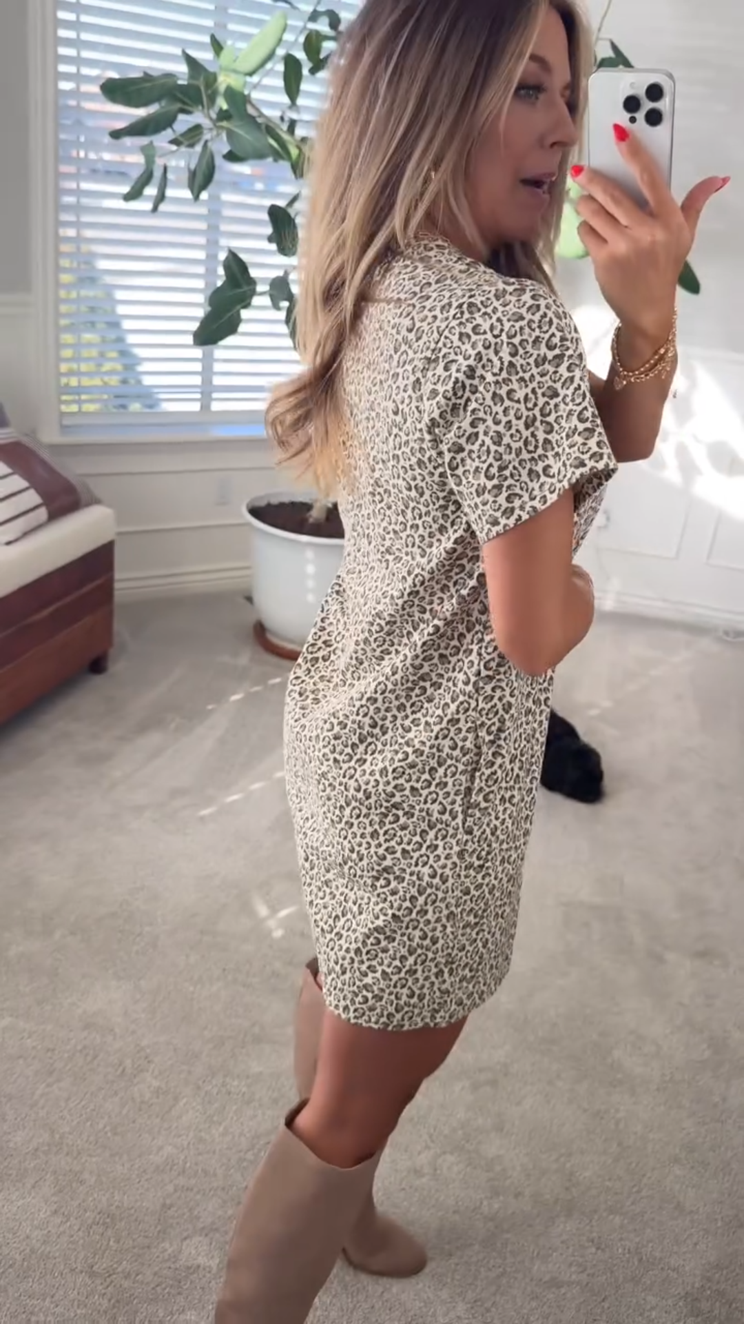 Wild Leopard Mini Dress