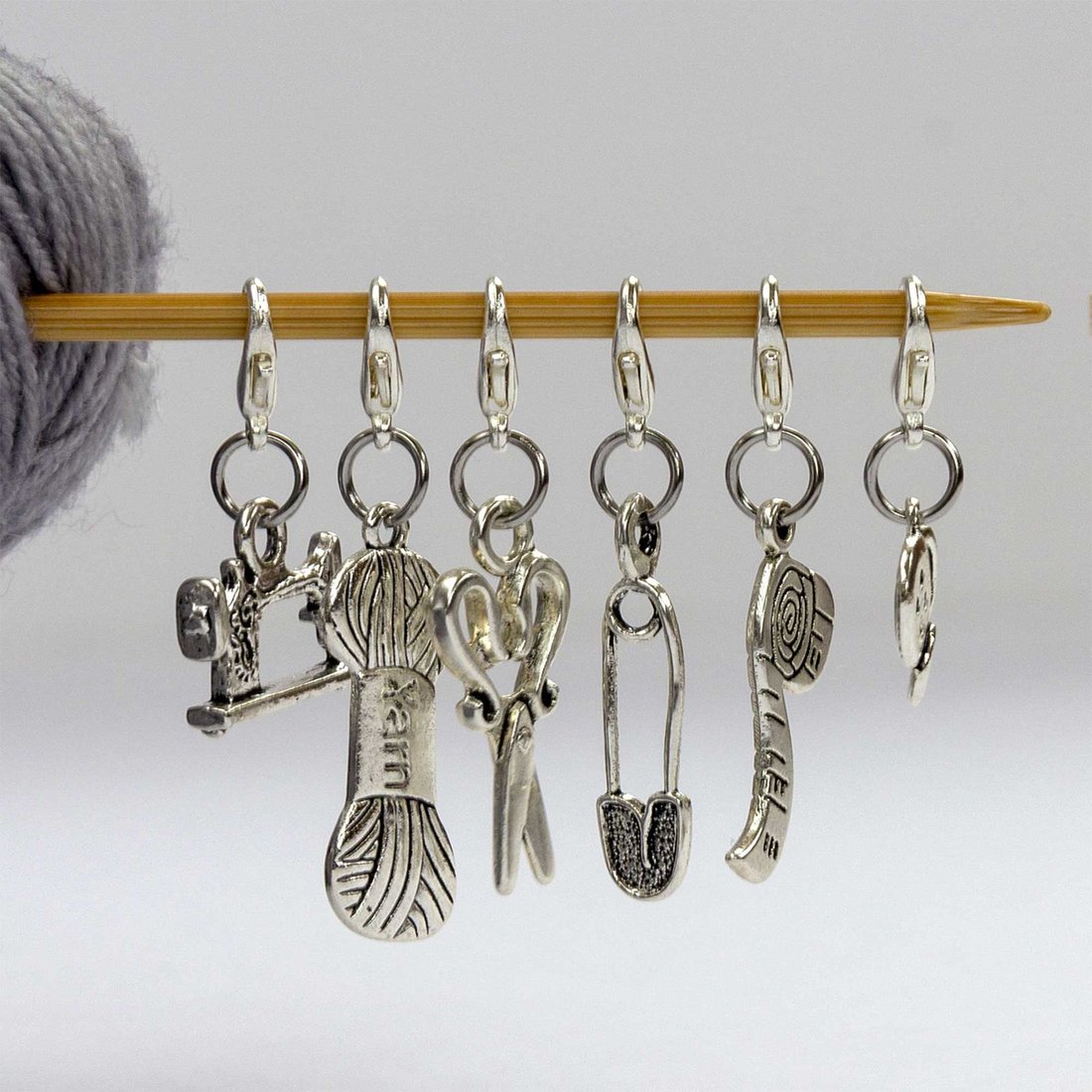 🧶Knitting Sewing Charm Stitch Markers | "Go To" Stitch Markers
