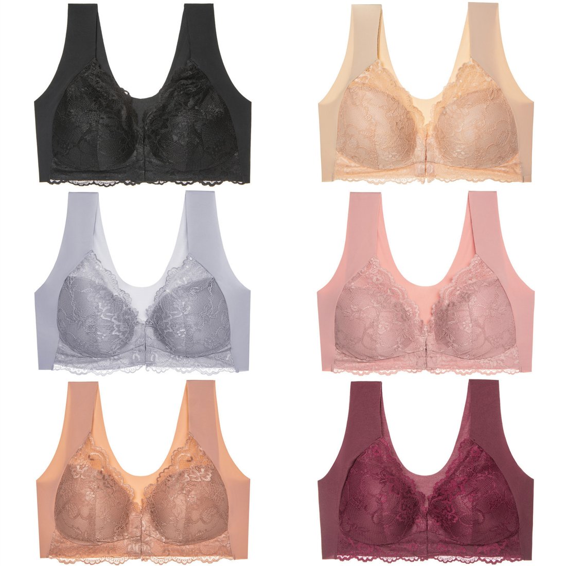 🎄2025 Full Coverage Front-Closure Support Bra Comfort & Sleep Bra✨