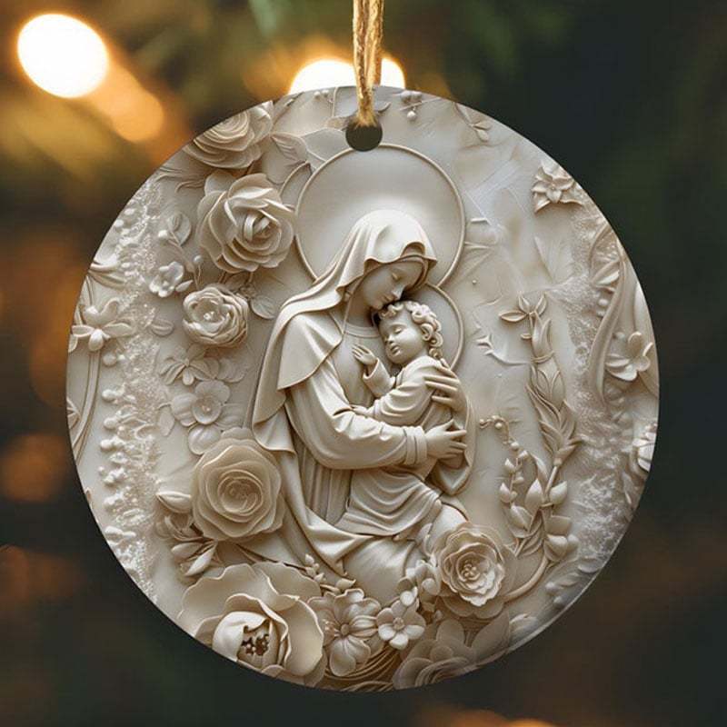 3D Catholic Christmas Ornament