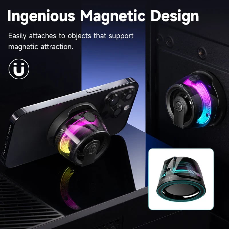 🔥LAST DAY 49% OFF🎅Multifunctional magnetic Bluetooth speaker