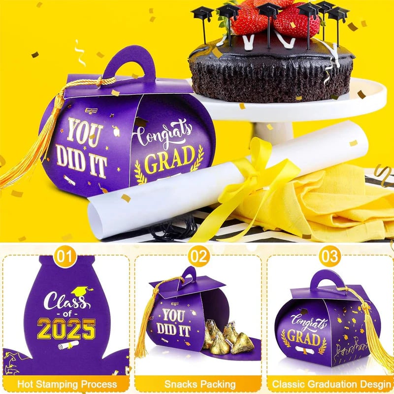 🎁✨Graduation Cap Gift Box(🍬No Candies)