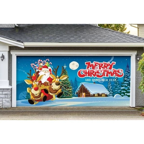 🎄Last Day Sale 49% OFF - Christmas 2024 Reusable Garage Door Decoration