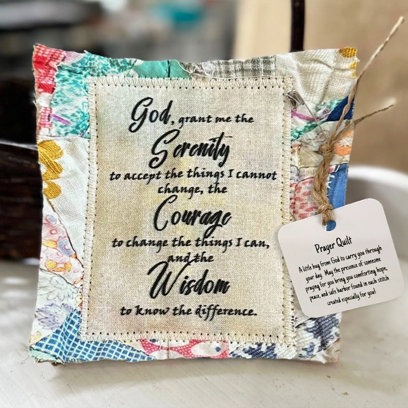 ✝️Prayer Quilt with cross inside