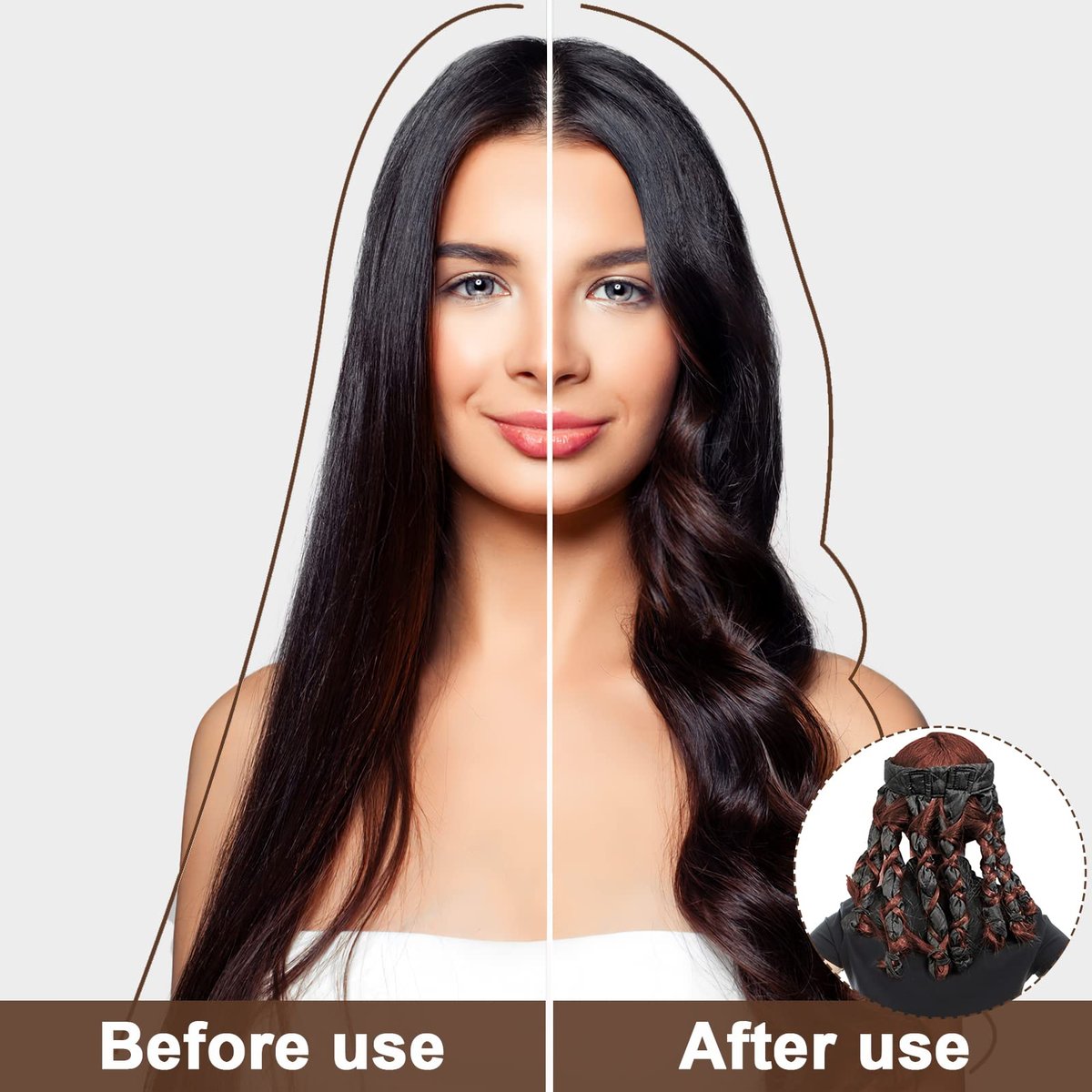 π₯ Heatless Octopus Curler