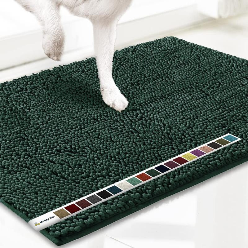 Super Absorbent Chenille Entrance Mat – Anti-Slip & Easy to Clean