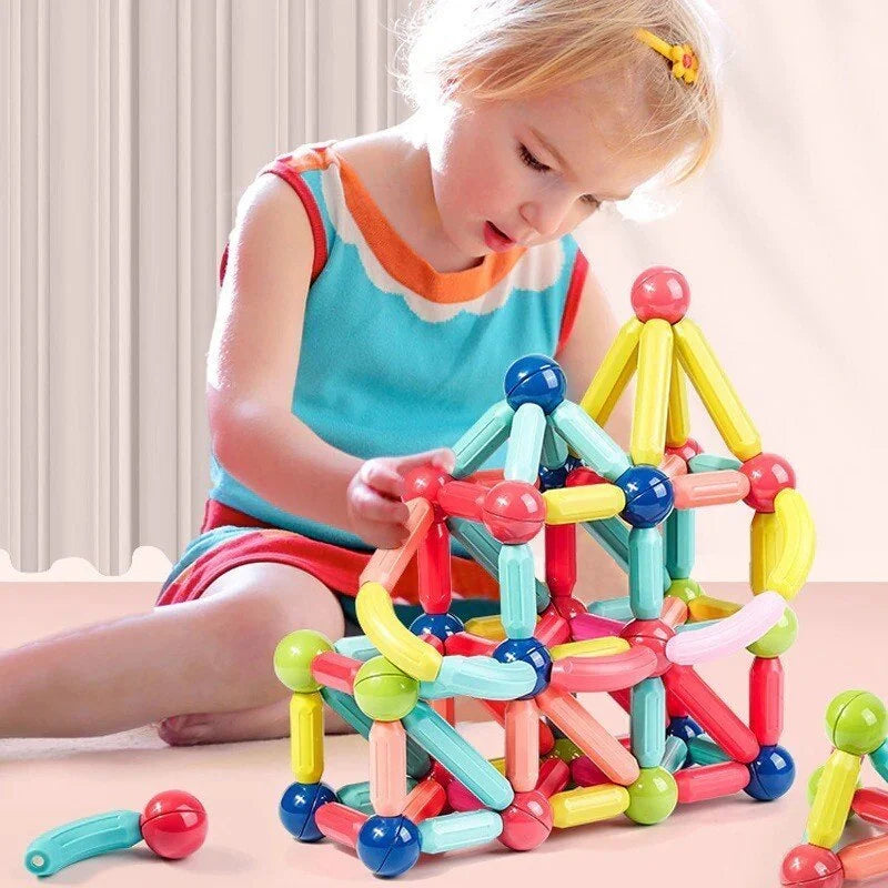 Last Day Special Sale 75% OFF -š„-Magnetic Balls and Rods Set Educational Magnet Building Blocks