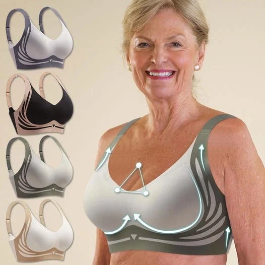 🎁Last Day 49% Off - Super gather bra | Wireless Push-up Bra👍No more sagging breasts