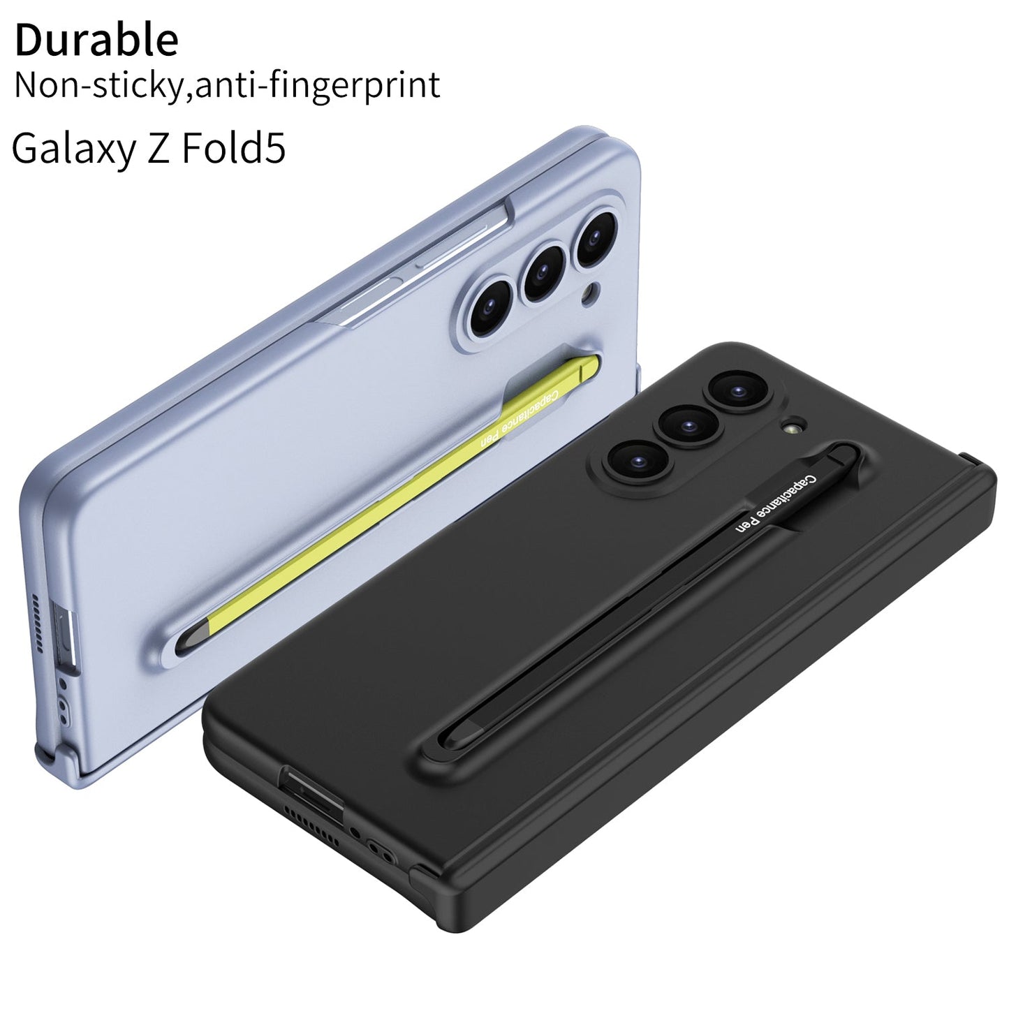 Magnetic Hinge Anti-fall Protective Phone Case With Pen Tray Shell and Film For Galaxy Z Fold5 Fold6