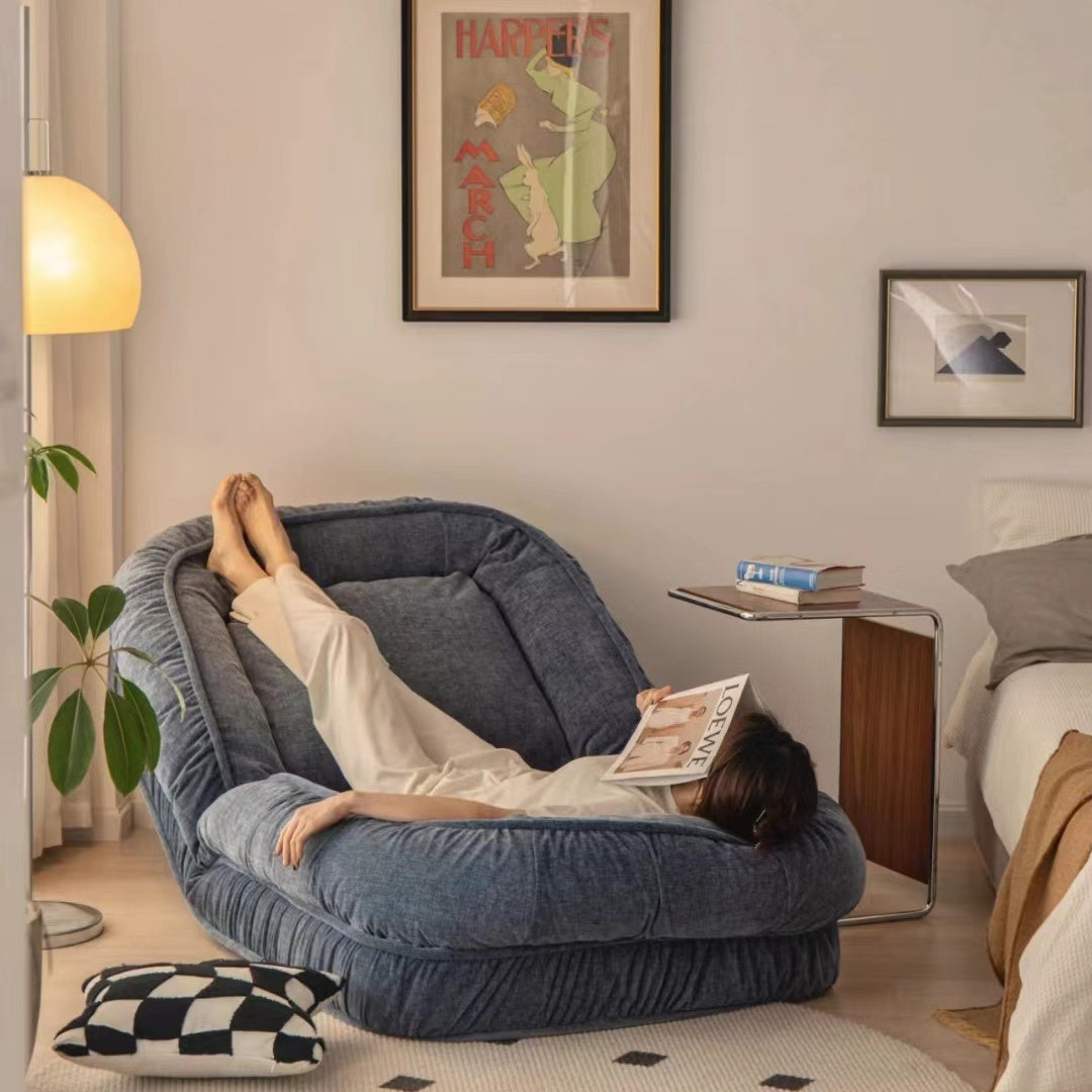Pluf Haven™ – The Ultimate Human Comfort Bed by Merry Wonders being used for relaxing and napping 3