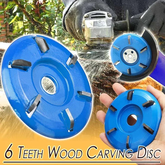 (🎁New Year Hot Sale-30% OFF) 6 Teeth Wood Carving Disc