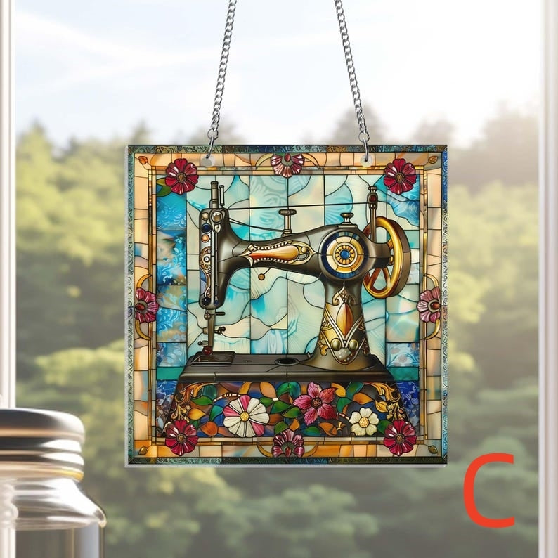 🔥🔥2025 Mother's Day Gift 50% Off--Cute Sewing Machine Suncatcher Ornament