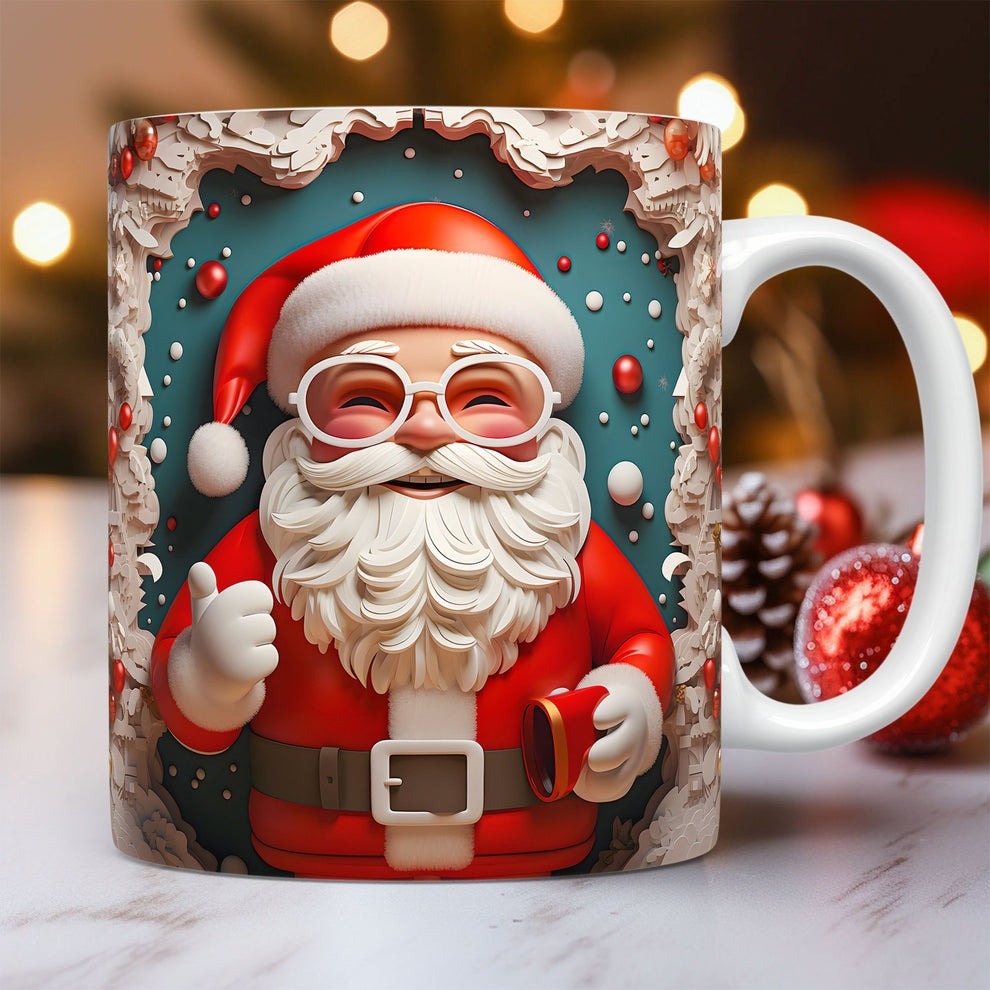3D Christmas Creative Mug