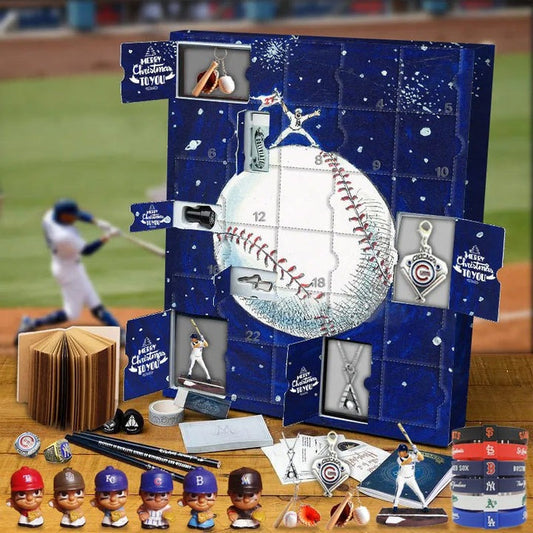 24 Pcs Baseball/Hockey Advent Calendar -- The One With 24 Little Doors