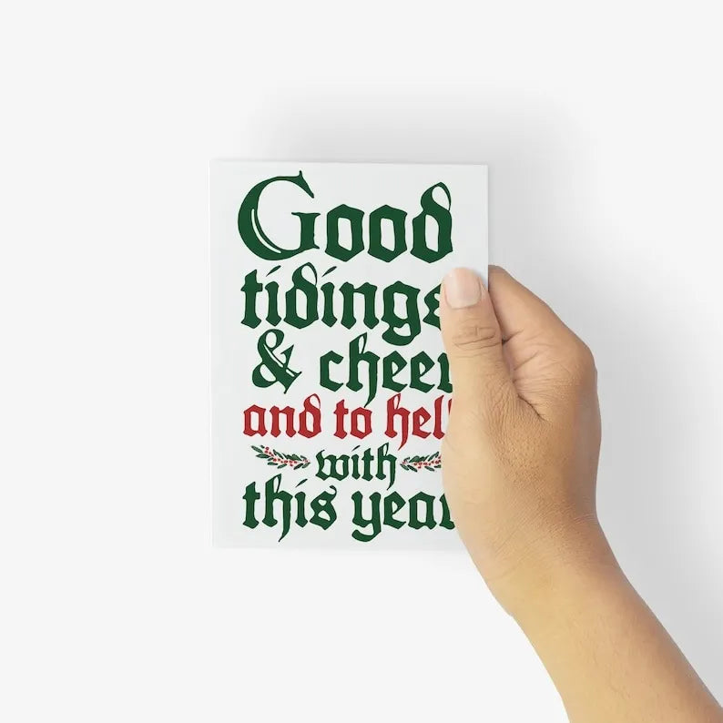 💥CHRISTMAS SALE💥🦖Funny Christmas Greeting Cards✉🎁