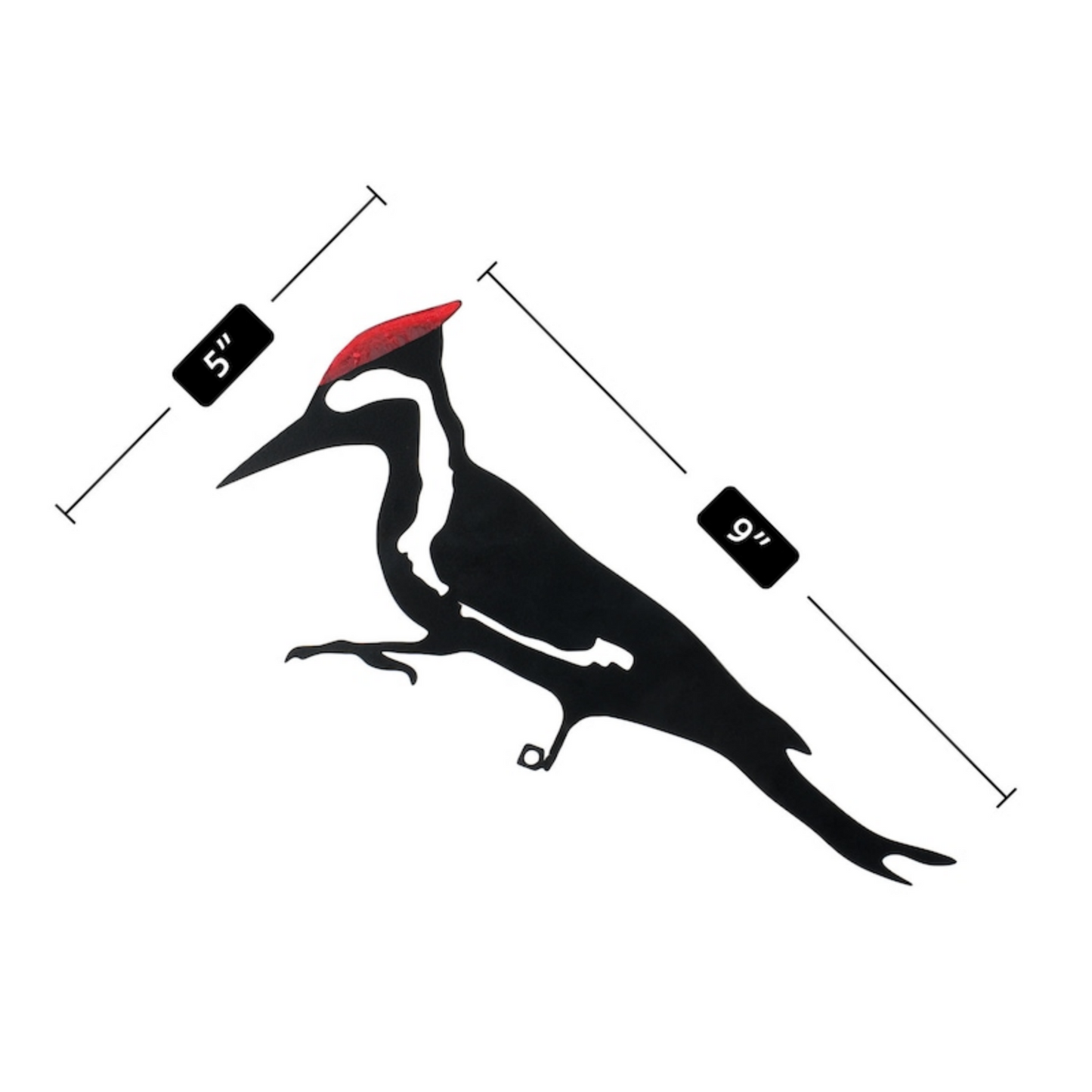 Metal Woodpecker Garden Decoration