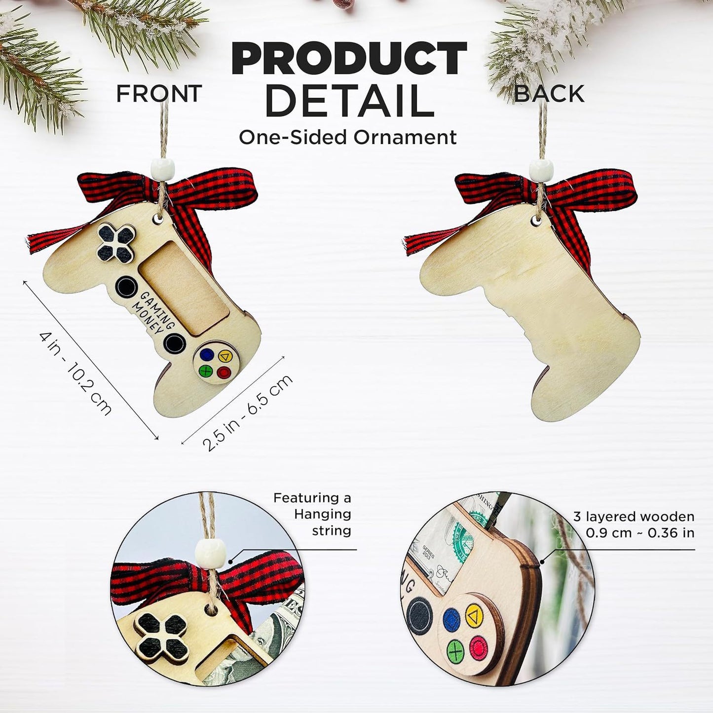 🎮Christmas Gaming Money Holder Ornament