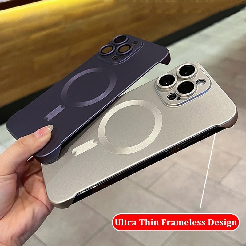 ð¥New In Phone Case for iPhone 16 Series - Frameless Matte Ultra Thin Magnetic Case for iPhone
