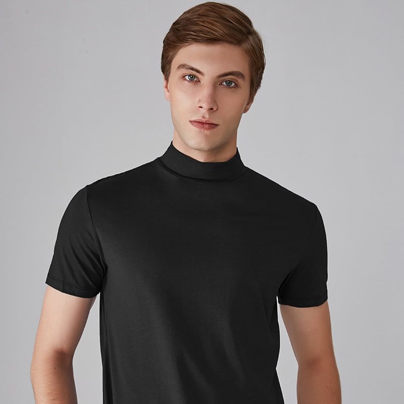 🎁2024 New Year Hot Sale🎁Men 's High Neck Slim Fit T-shirt
