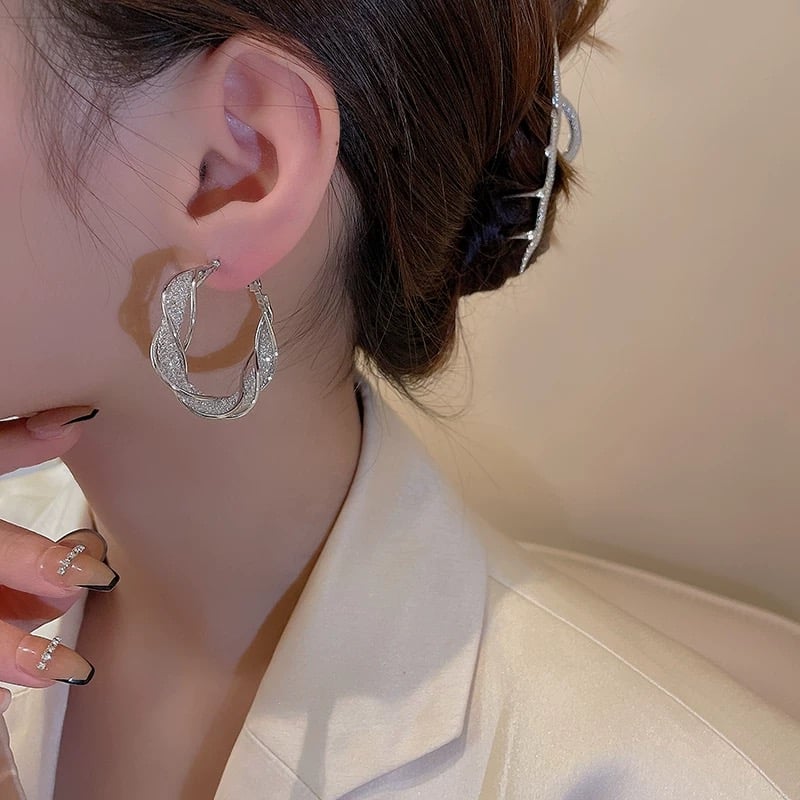 80% OFF Today Only! (4.8/5⭐⭐⭐⭐⭐)💕-Fashion Twist Earrings