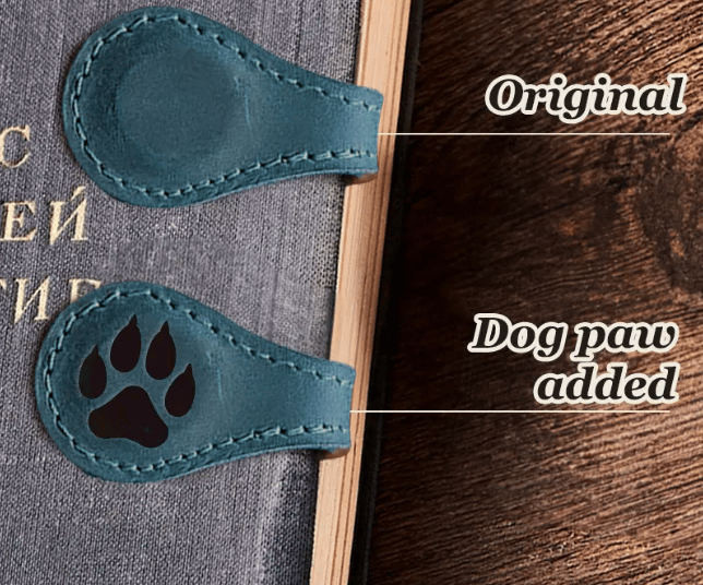 š„Magnetic Leather Bookmark