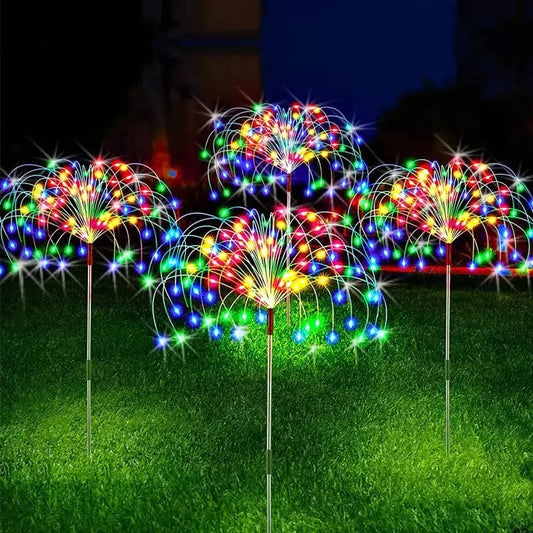 🔥LAST DAY 70% OFF🎁Waterproof Solar Garden Fireworks Lamp