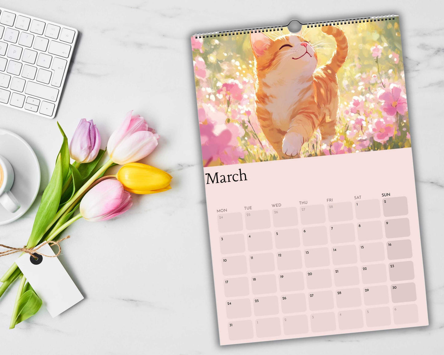 2025 Cats Wall Calendar