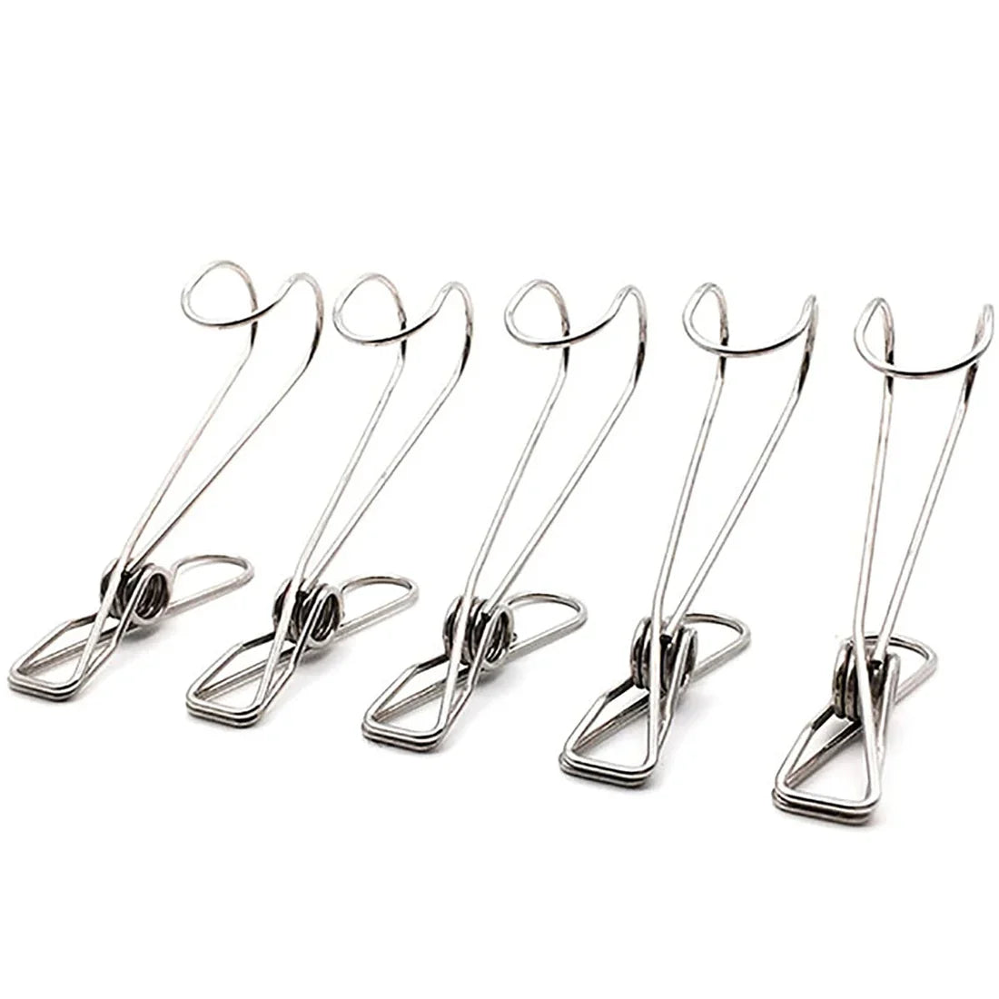 🔥Winter Hot Sales-49% OFF-(1SET/5PCS)Stainless Steel Metal Long Tail Clip With Hooks🔥