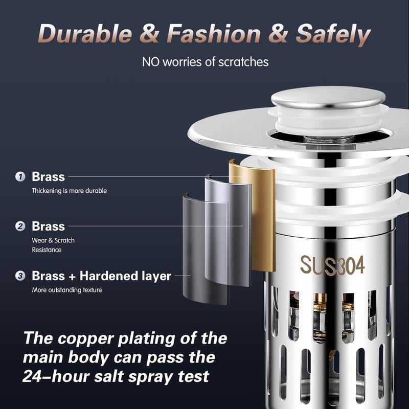 🎄Universal Stainless Steel Drain Strainer