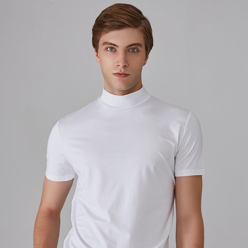 🎁2024 New Year Hot Sale🎁Men 's High Neck Slim Fit T-shirt