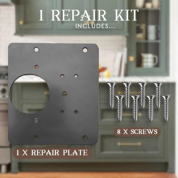 Hinge Fixing Plate Bracket Kit