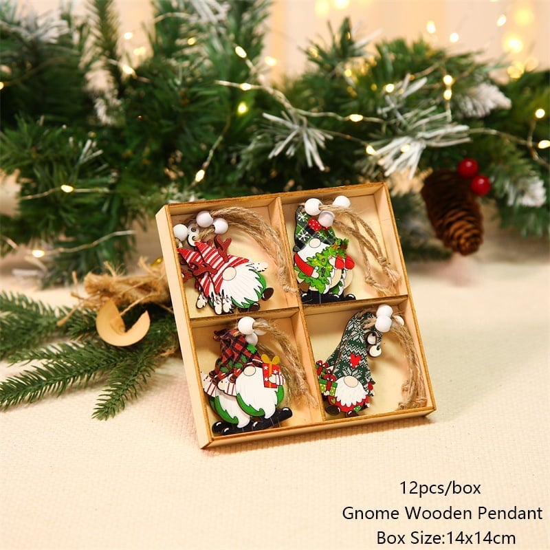 Gnome Ornament Set(12 PCS)