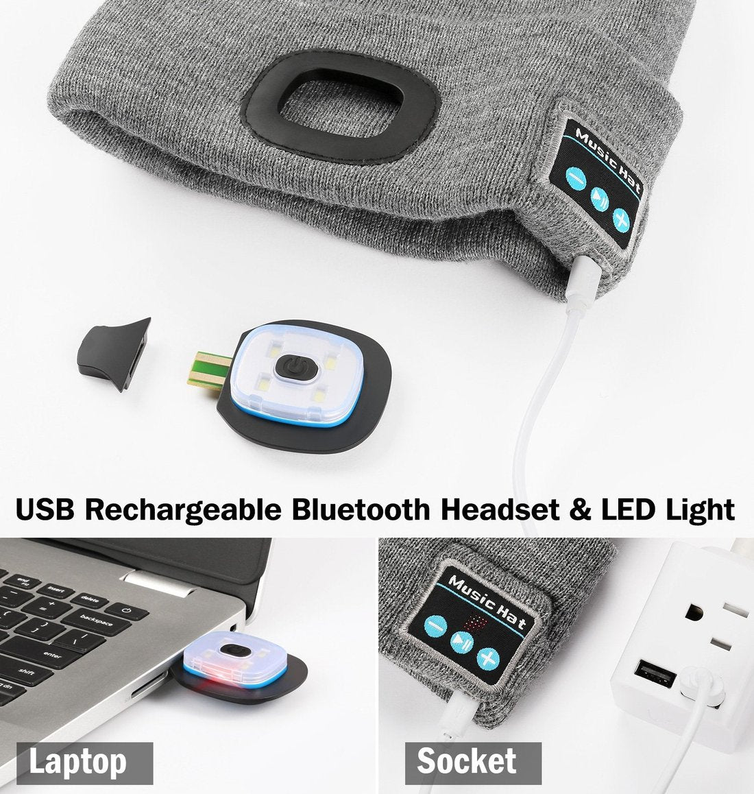 🧢🎁Year End Hot Sales 49% OFF💥3-in-1 Function Music Bluetooth Beanie