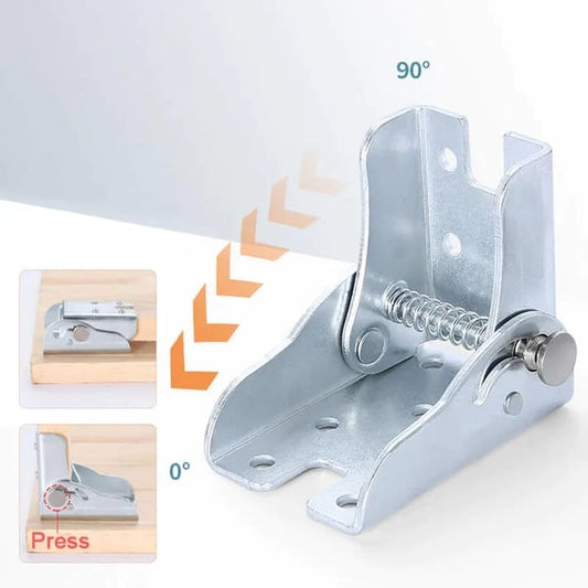 90 Degrees Self-locking Folding Hinge Anti-corrosion Invisible Connector