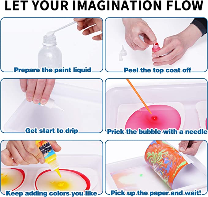 đ„Water Marbling Paint Art Kit