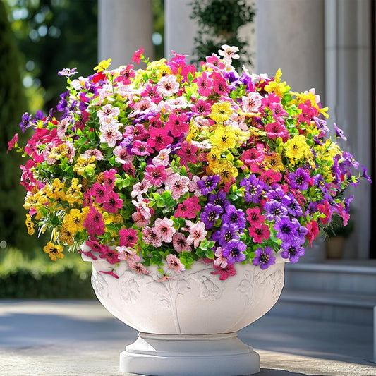 💥💥Upgraded high-grade material 🌱UV Resistant Lifelike Artificial Flowers
