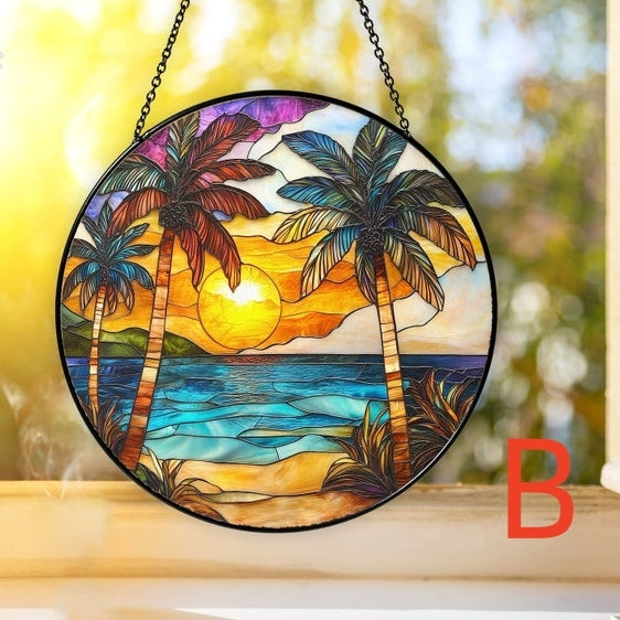 π₯π₯2025 Mother's Day Gift 50% Off--Beach Sunset Suncatcher Ornament
