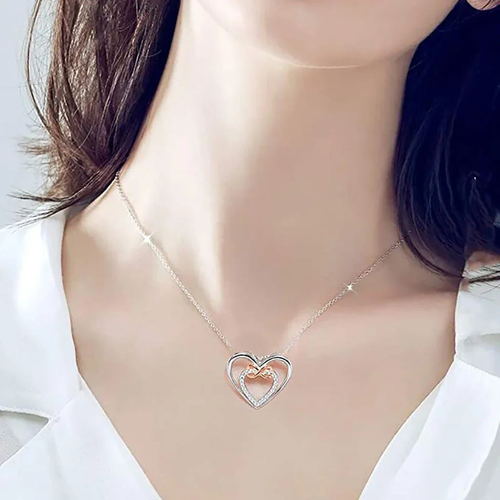 Granddaughter, Always Keep Me in Your Heart - Infinity Pendant