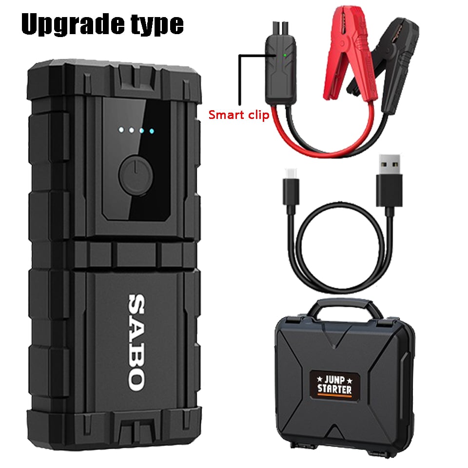 A68 Car Battery Jump Starter 1000A Peak Battery Capacity