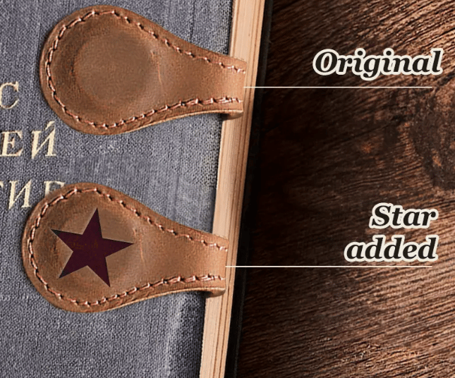 š„Magnetic Leather Bookmark