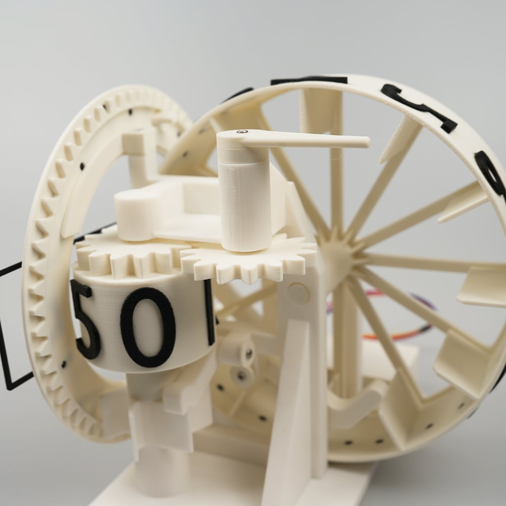 🕰️ 3D Printed Three-Axis Electric Clock: The Perfect Fusion of Precise Timekeeping and Artistic Aesthetics ✨