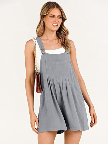 š„Last Day 49% OFFšCasual Adjustable Strap Loose Bib Rompers