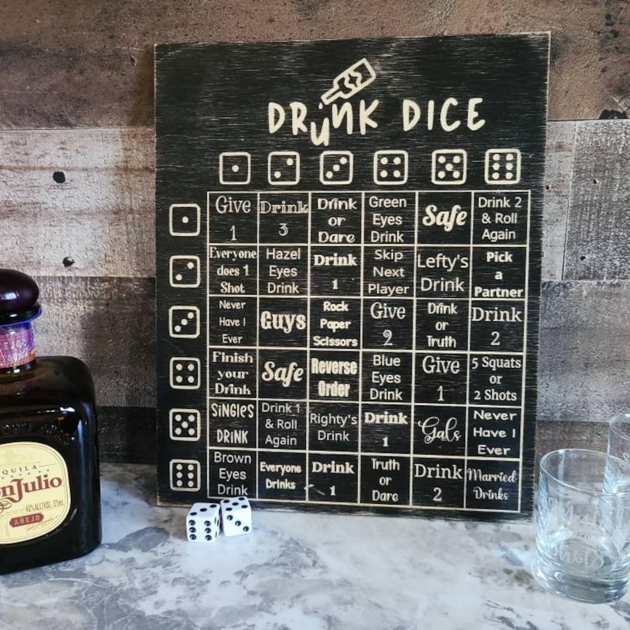 🍻Left Right Drink Drinking Game- Adult Drinking Game Left Right Center