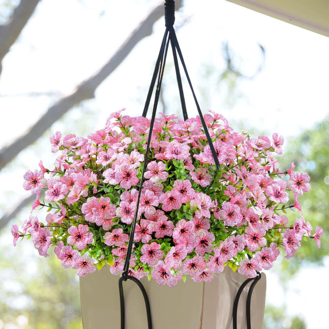 💥💥Upgraded high-grade material 🌱UV Resistant Lifelike Artificial Flowers
