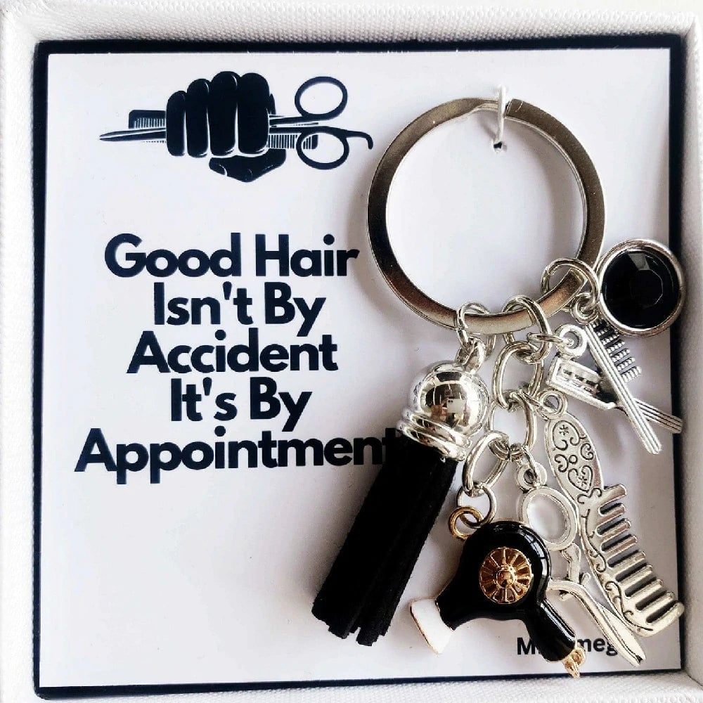 🎁💕Hairstylist Gift Keychain