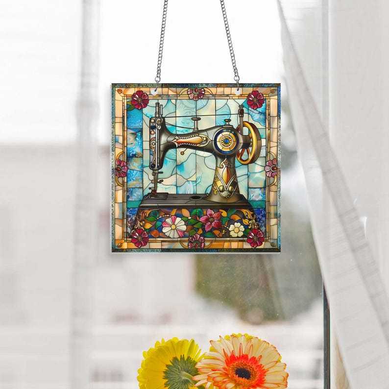 🔥🔥2025 Mother's Day Gift 50% Off--Cute Sewing Machine Suncatcher Ornament
