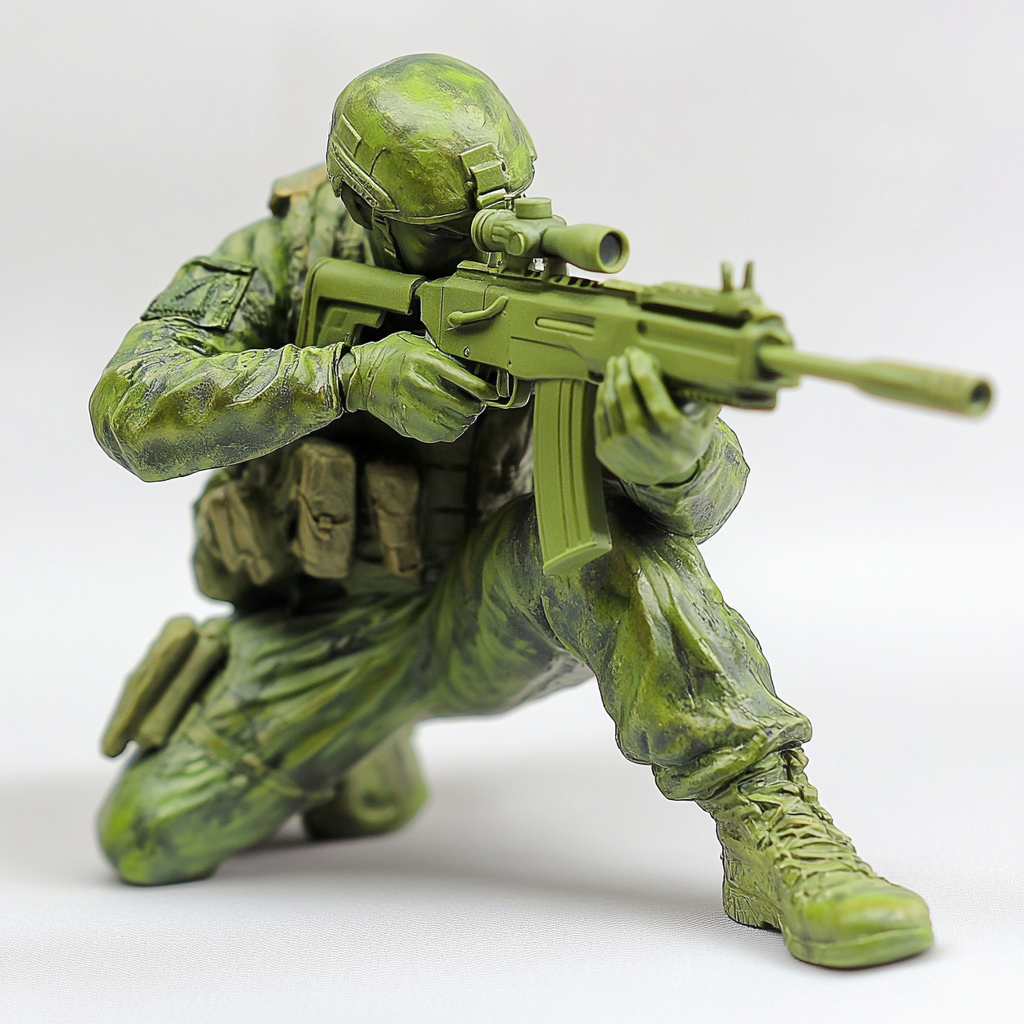 Rifle Soldier Figurine