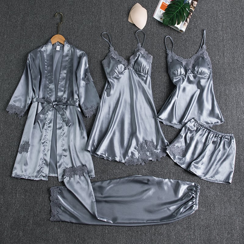 5 PIECES NIGHT DRESS